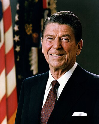 Official portrait of Ronald Reagan