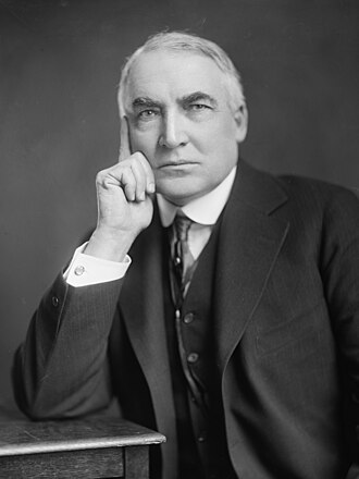 Official portrait of Warren G. Harding